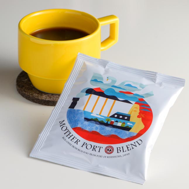本館3F：マザーポートコーヒー
オリジナルブレンド カップオンコーヒー「MOTHER PORT BLEND」