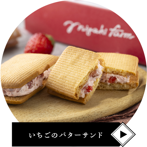 イチゴのバターサンド