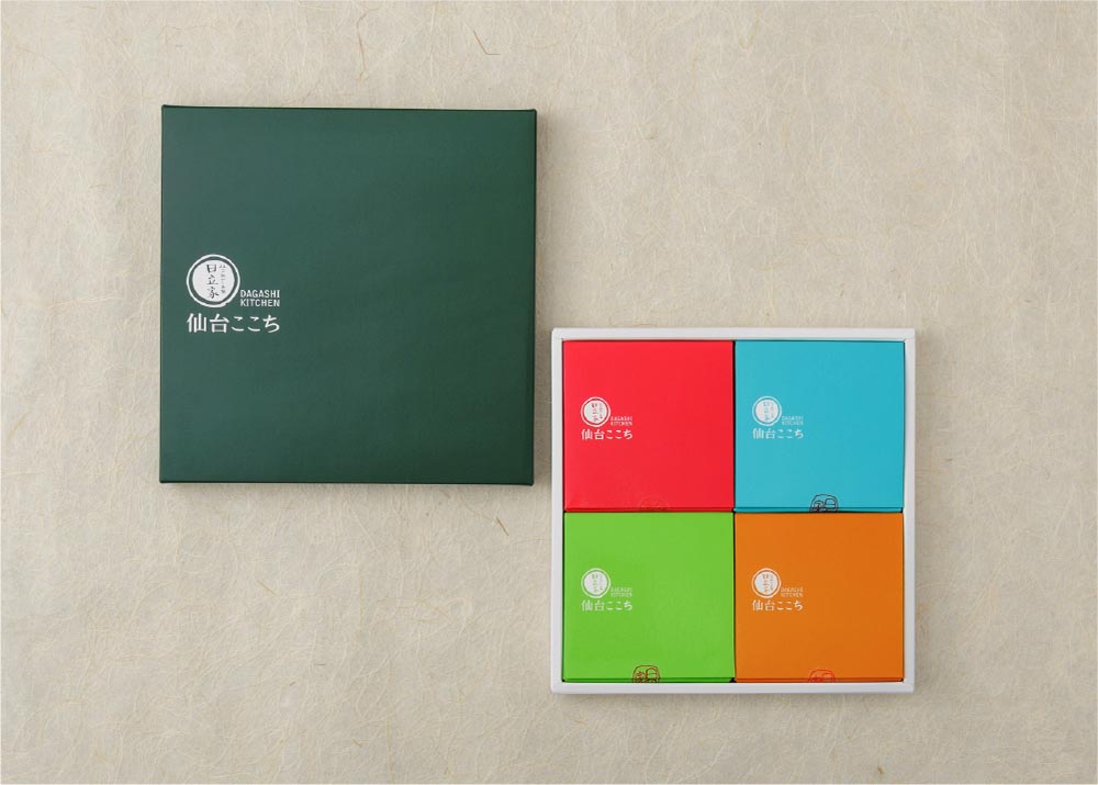 仙台ここち きよせ 詰合せ 4p入／日立家　DAGASHI KITCHEN
仙台ここち