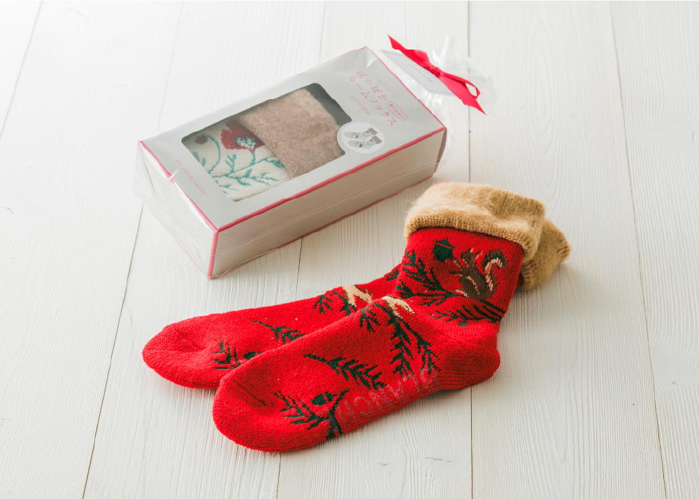 ぽかぽかルームソックス／デコール