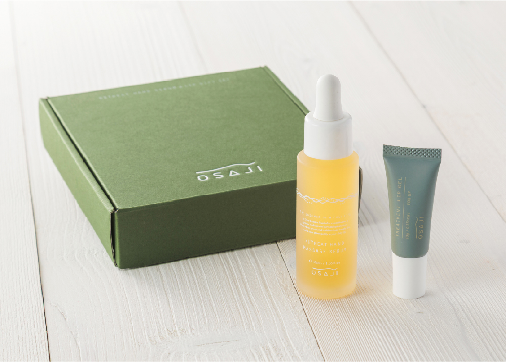 リトリートハンドセラム&リップギフトセット／OSAJI