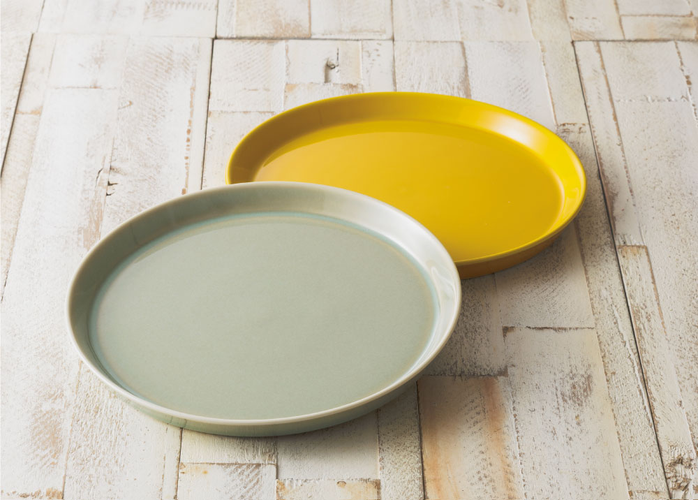 HASAMI　プレート（22cm）
（イエローベージュ・マスタード 他）／中川政七商店