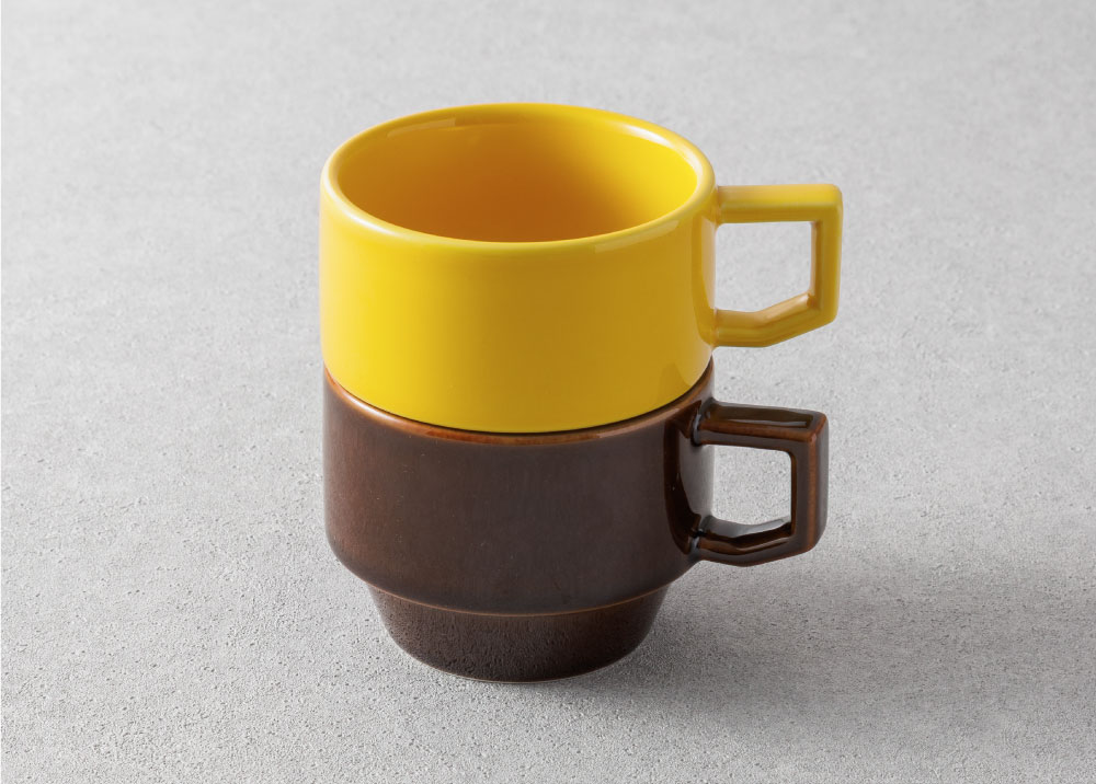 HASAMI　ブロックマグ
（ブラウン・マスタード 他）／中川政七商店